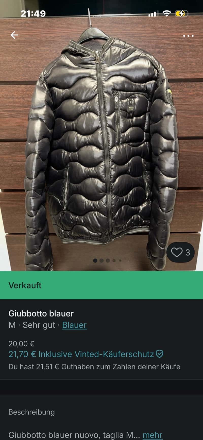 Vinted Deal gefunden mit VintageLab